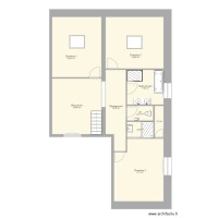 plan étage appartement ferme