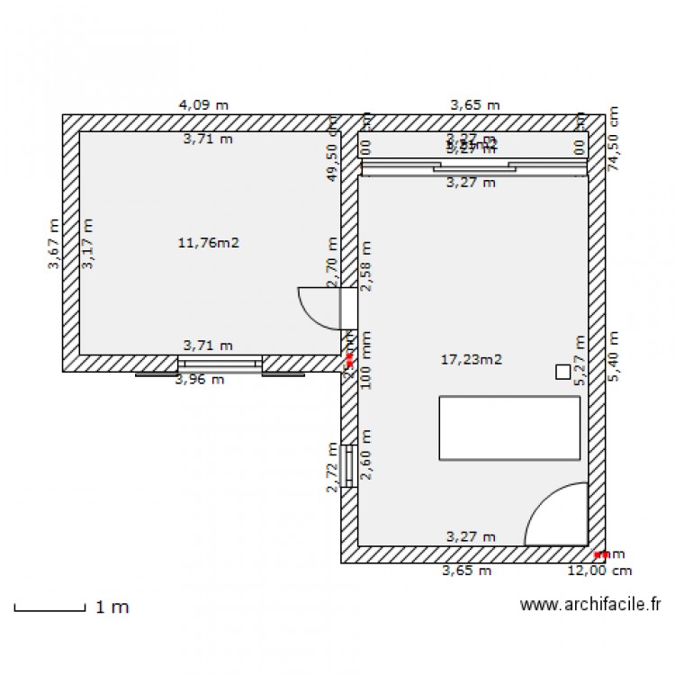 chambres. Plan de 0 pièce et 0 m2