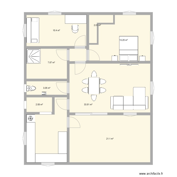 aldente 2. Plan de 0 pièce et 0 m2