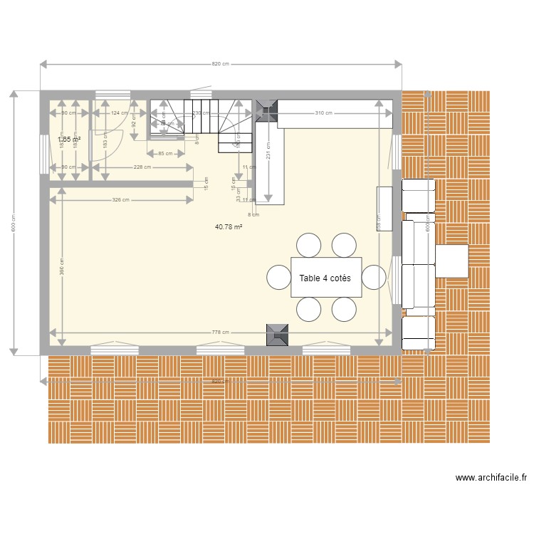 PierreMontagneSejour. Plan de 0 pièce et 0 m2