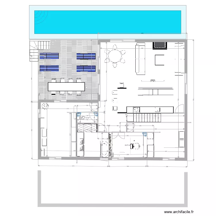 MAISON AIX . Plan de 