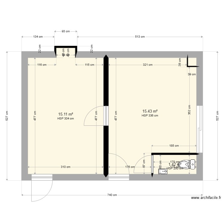 APPT DIEUMEGARDE ACTUEL. Plan de 0 pièce et 0 m2