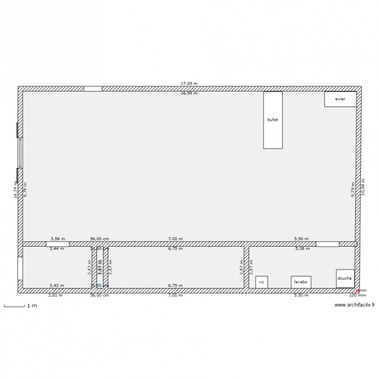 gites. Plan de 0 pièce et 0 m2