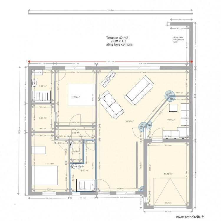 Maison Herbert Chauvigny. Plan de 0 pièce et 0 m2