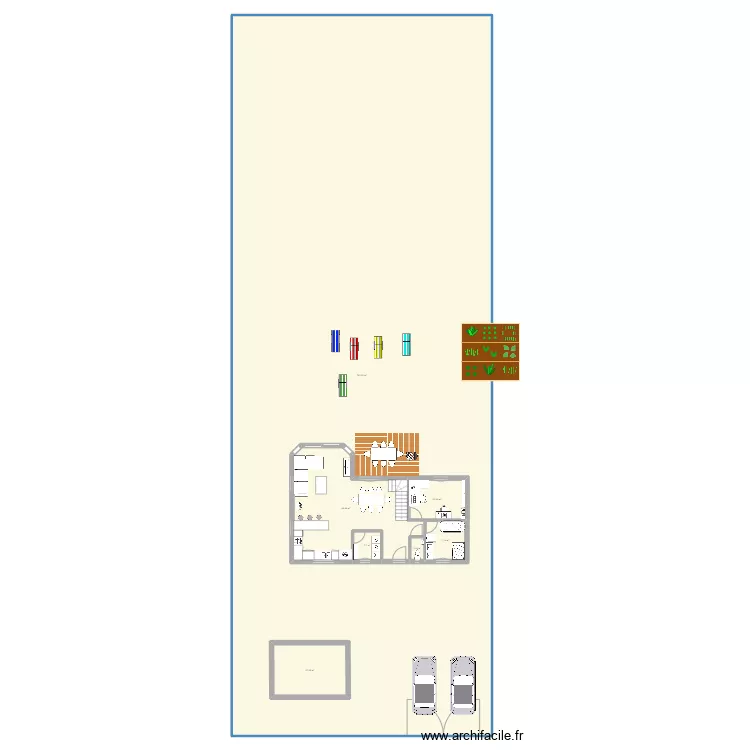 Maison. Plan de 