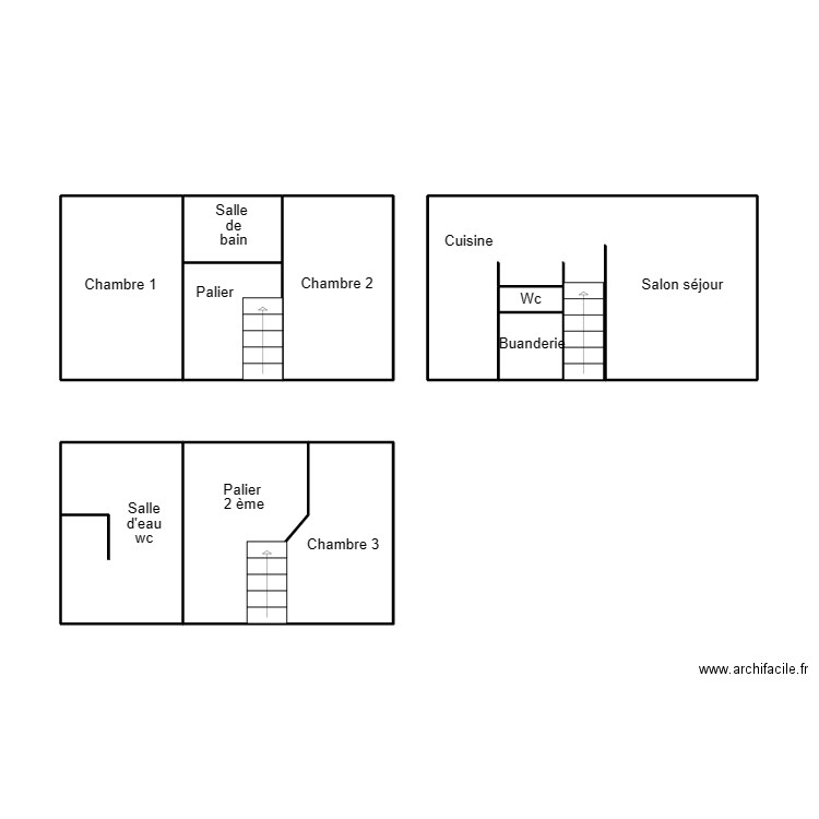 LE JUCH BROUQUEL. Plan de 9 pièces et 48 m2