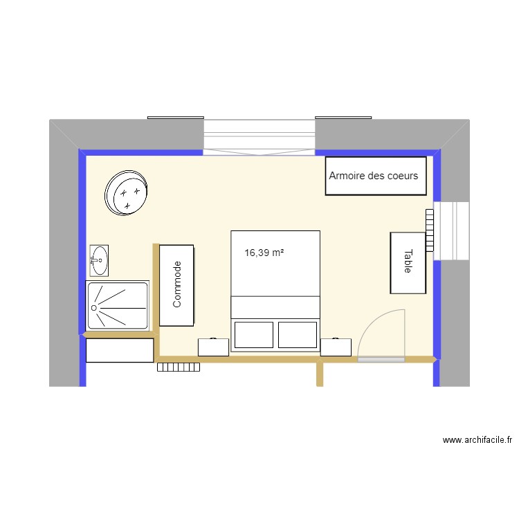 Chambre florence. Plan de 0 pièce et 0 m2