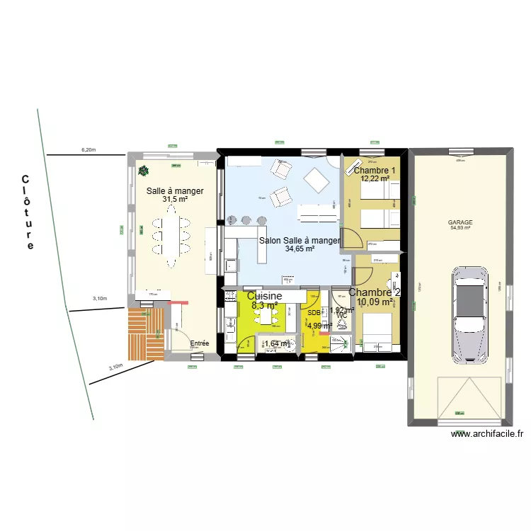 Agrandissement Garage Oroüet . Plan de Agrandissement Garage Oroüet . Plan de