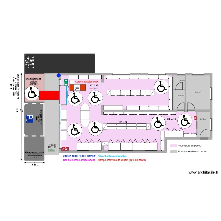 COCCIMARKET APRES TRAVAUX ESP ROT. Plan de 9 pièces et 144 m2