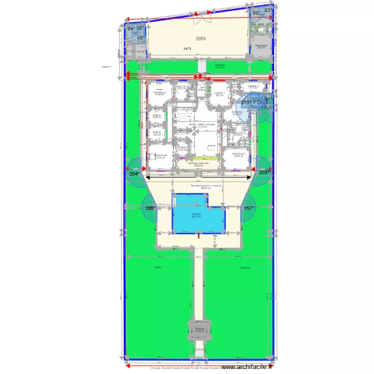 A LG 70 b. Plan de A LG 70 b. Plan de