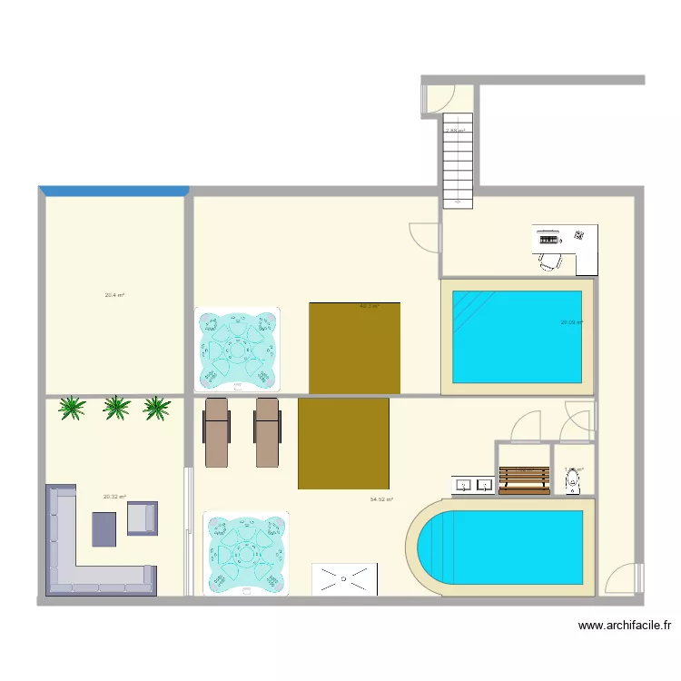 Spa. Plan de 