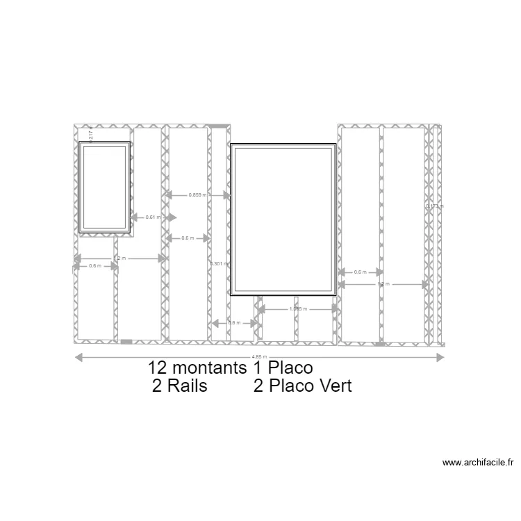 Cuisine séjour. Plan de Cuisine séjour. Plan de