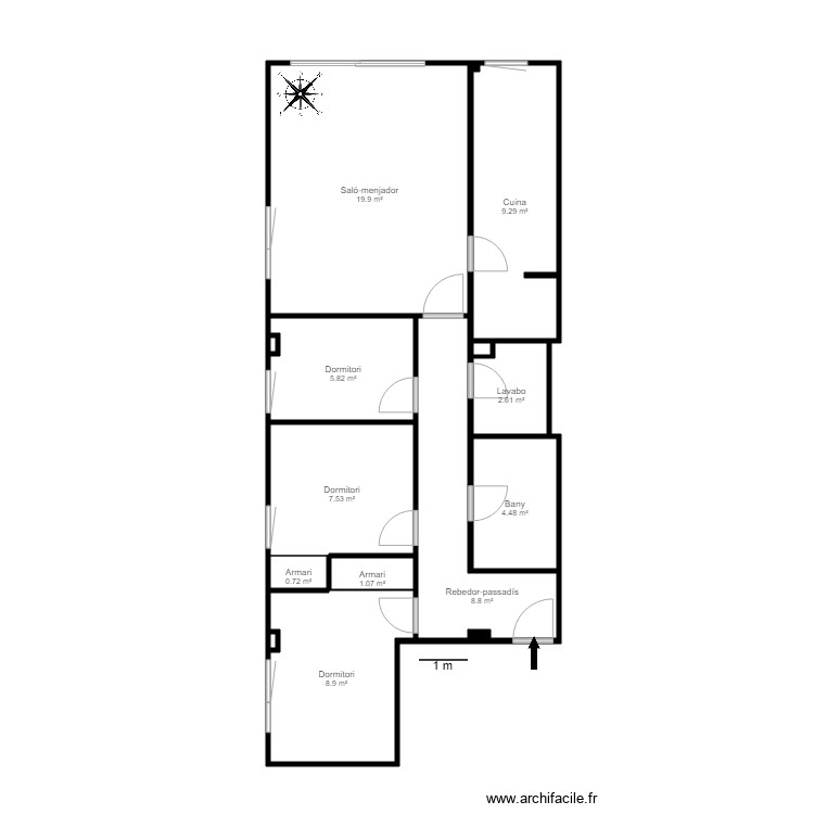 ED EAGLE 3 B LA CORTINADA ORDINO. Plan de 0 pièce et 0 m2