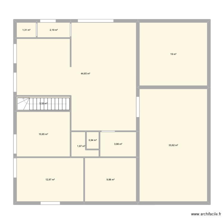 kine. Plan de 0 pièce et 0 m2