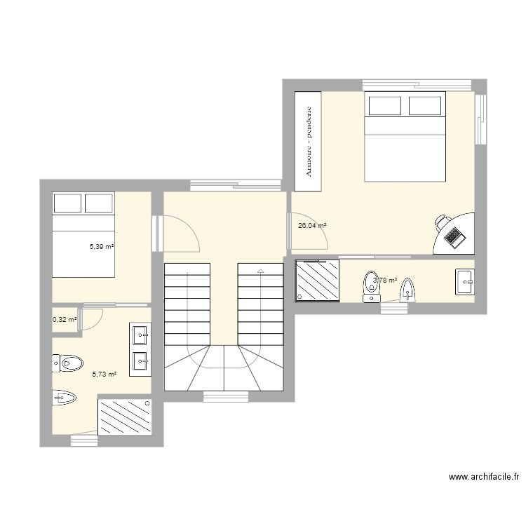 Carla & Johannes L'Olleria FirstFloor. Plan de 5 pièces et 41 m2