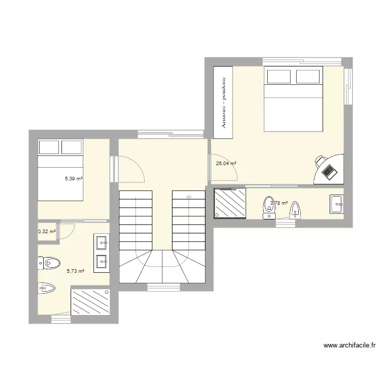 Carla & Johannes L'Olleria FirstFloor. Plan de 
