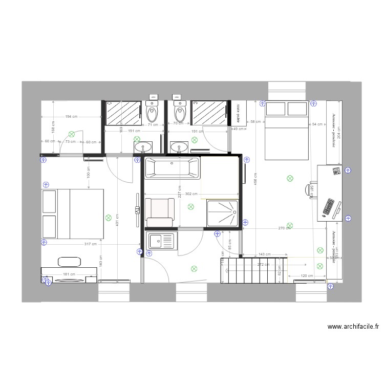 appartement Gournay 202001b. Plan de 0 pièce et 0 m2