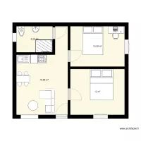 PLAN MAISON 45M2