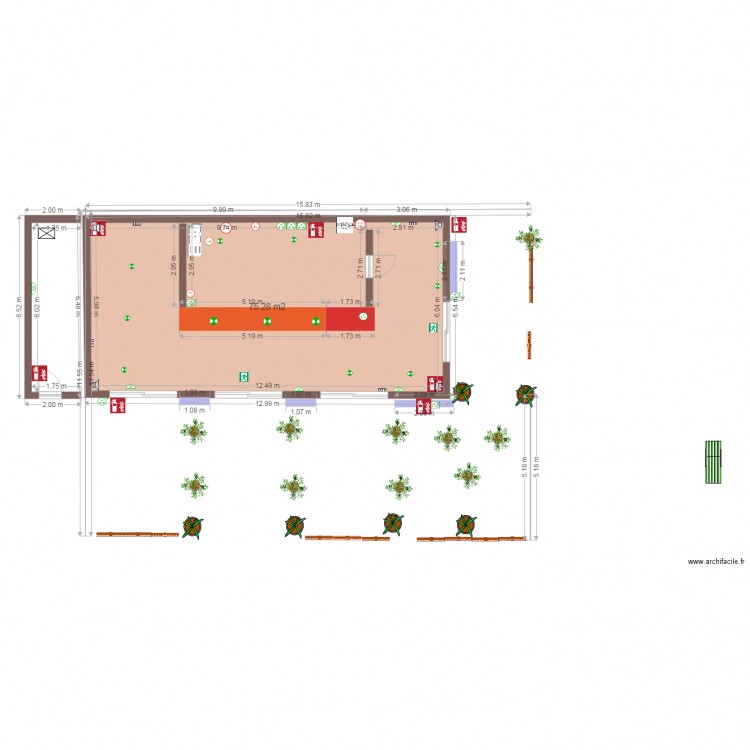 4 SAISONS STRUCTURE 1b technique. Plan de 0 pièce et 0 m2