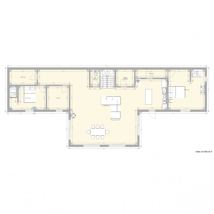 Maison Gan 2. Plan de 0 pièce et 0 m2