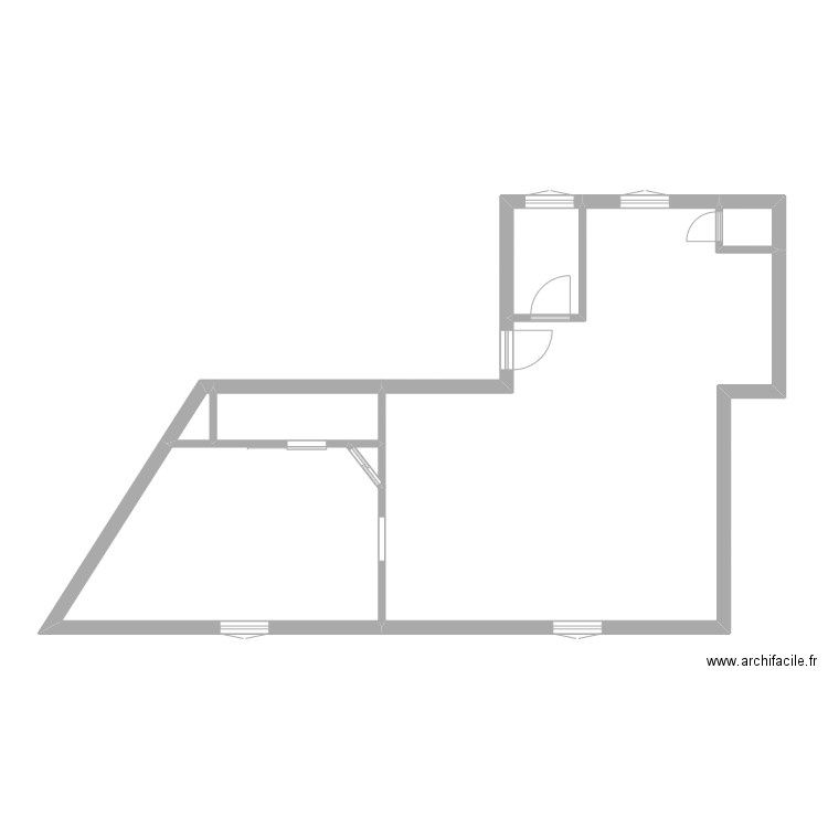 TURLURETTE. Plan de 7 pièces et 73 m2