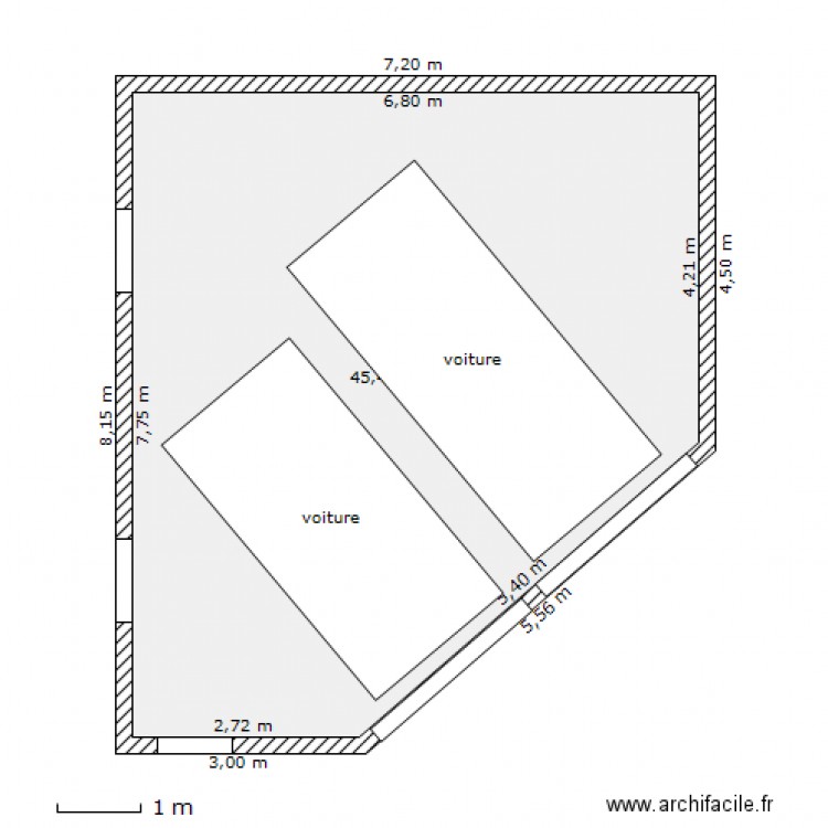 garaage. Plan de 0 pièce et 0 m2