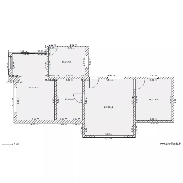 Terrain projet. Plan de 