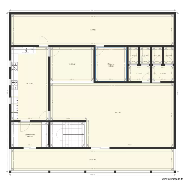 FASTFOOD BETA V1. Plan de 0 pièce et 0 m2