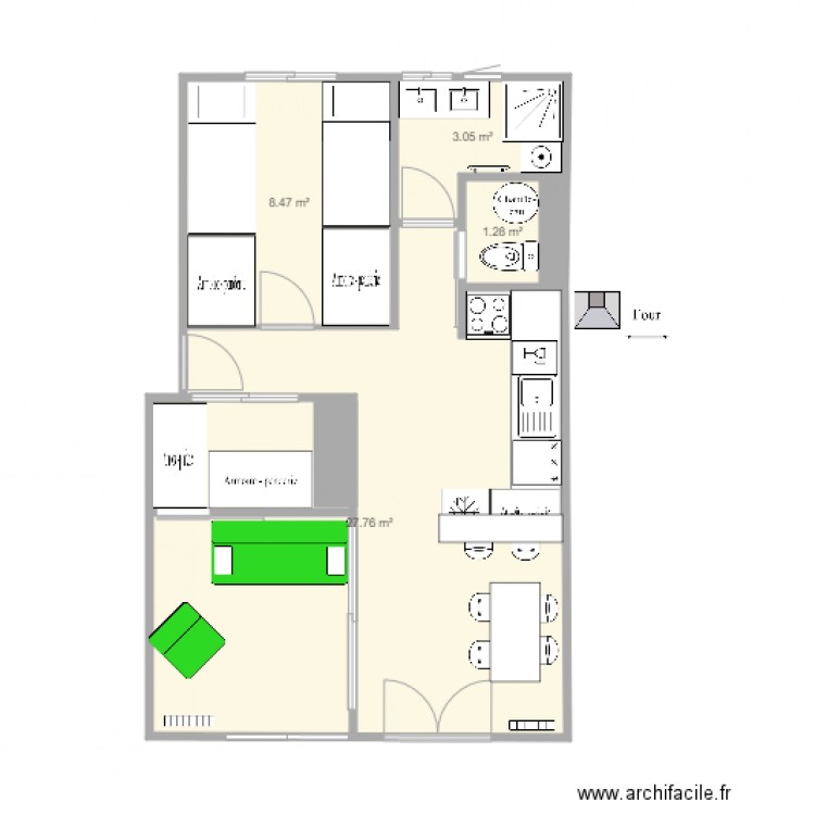 Chamrousse plan 8. Plan de 0 pièce et 0 m2