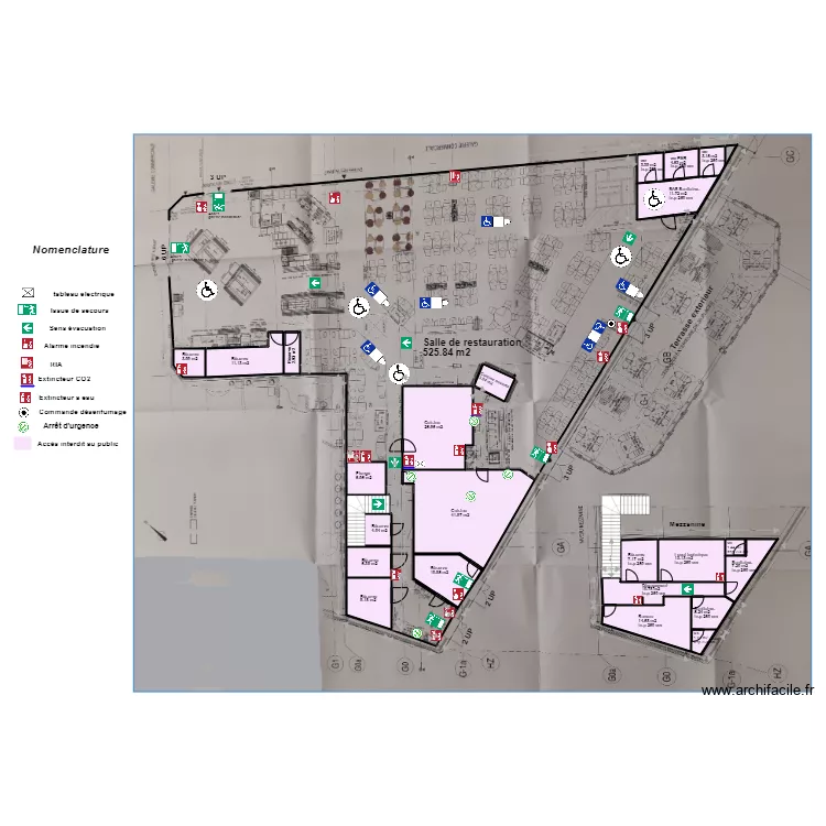 Le Savarin Cc Auchan Nogent sur Oise. Plan de 