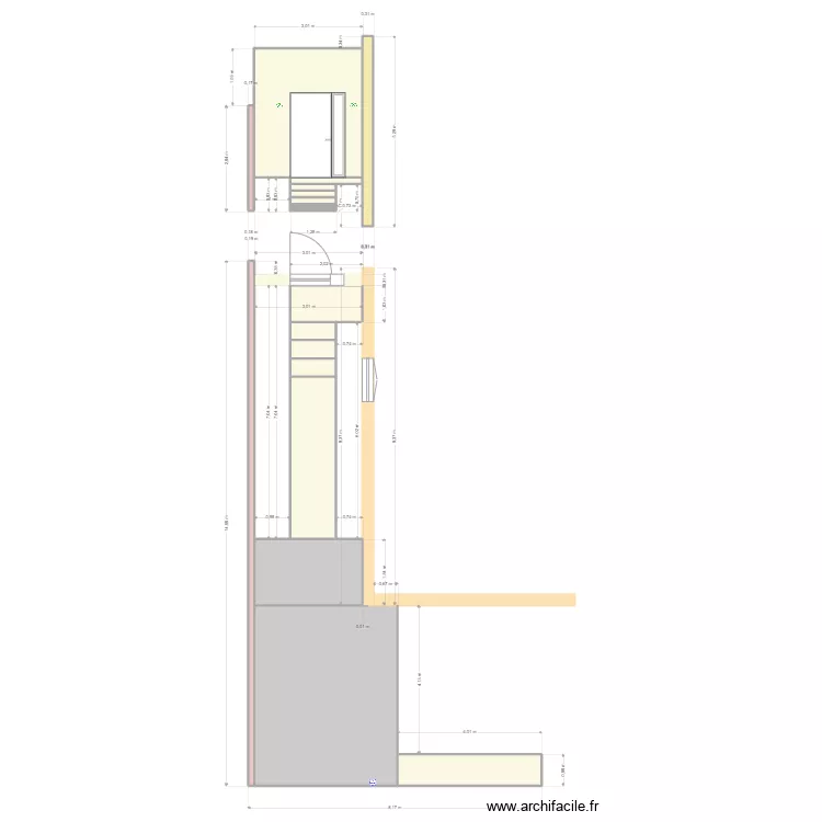 Rambouillet entree facade 2. Plan de 