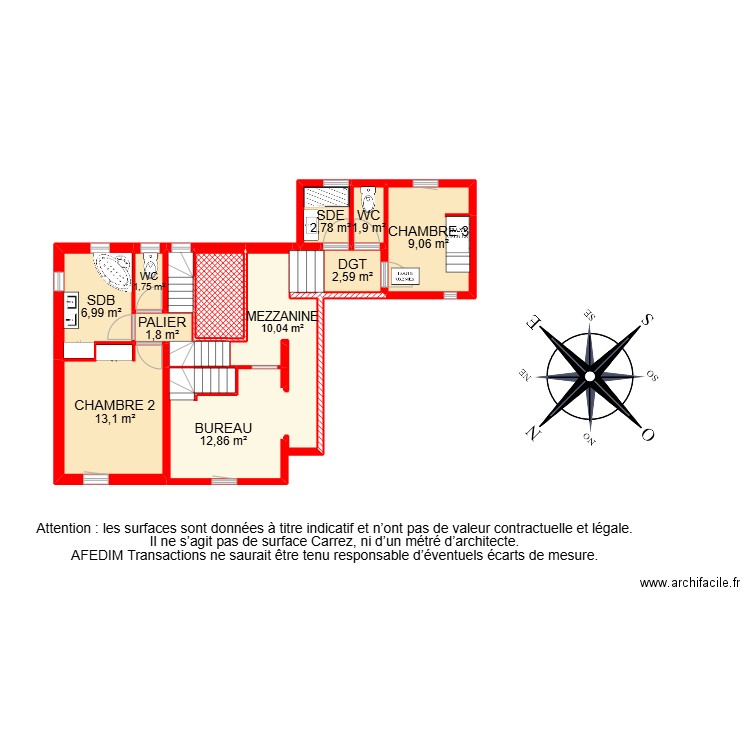 BI22698 -. Plan de 59 pièces et 661 m2