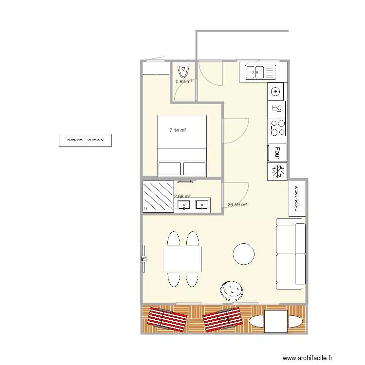 Heol R&eacute;el version cuisine en long final. Plan de 