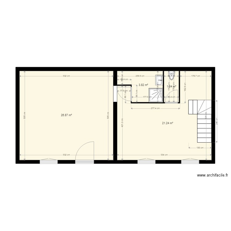 lemasson rdc v1. Plan de 0 pièce et 0 m2