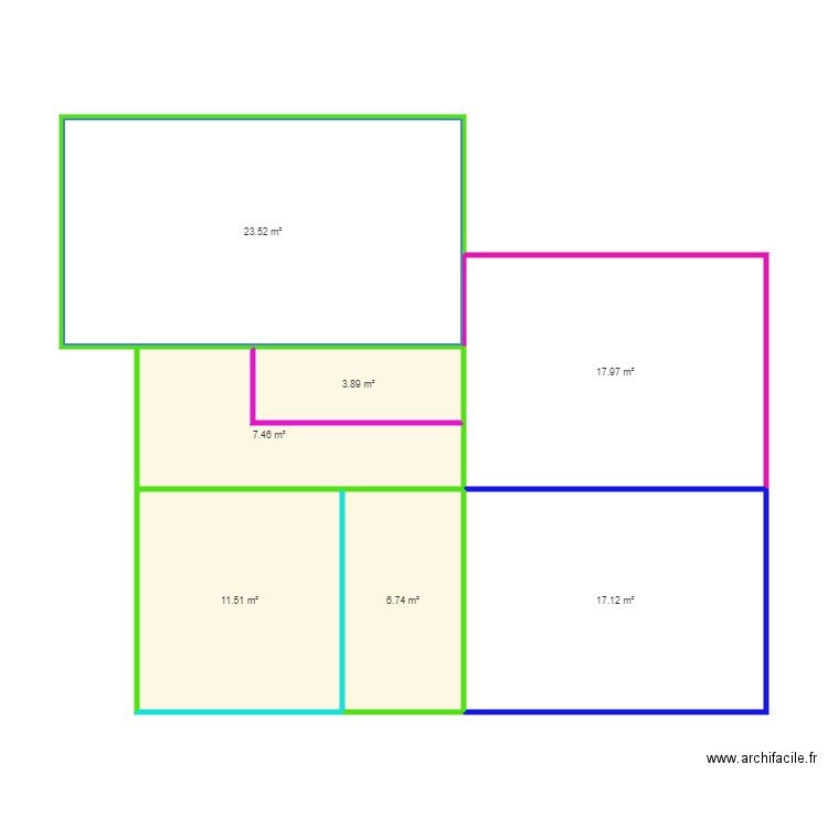 myrtilles. Plan de 0 pièce et 0 m2