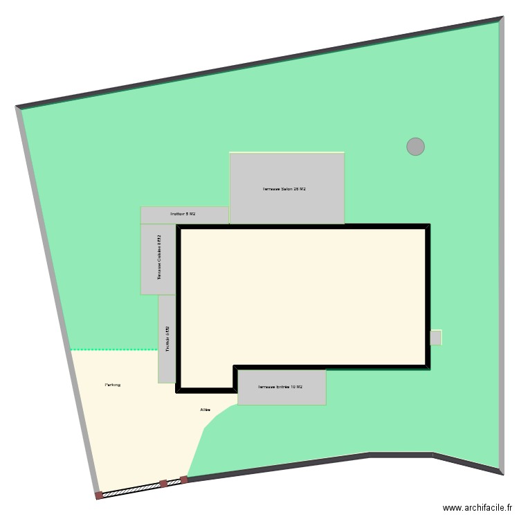 Cathalo terrasse. Plan de 0 pièce et 0 m2