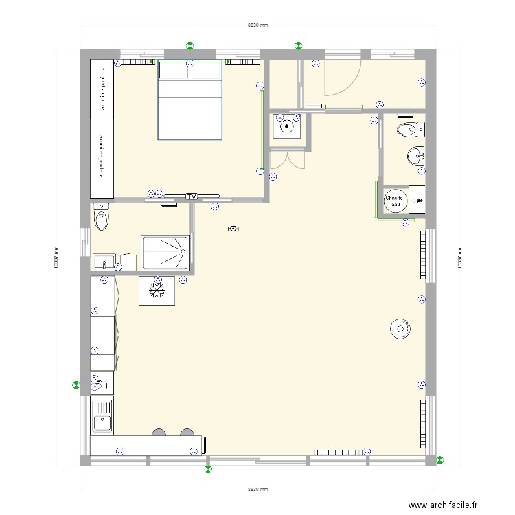 201104 CHALET ÉLECTRICITÉ 01 . Plan de 0 pièce et 0 m2