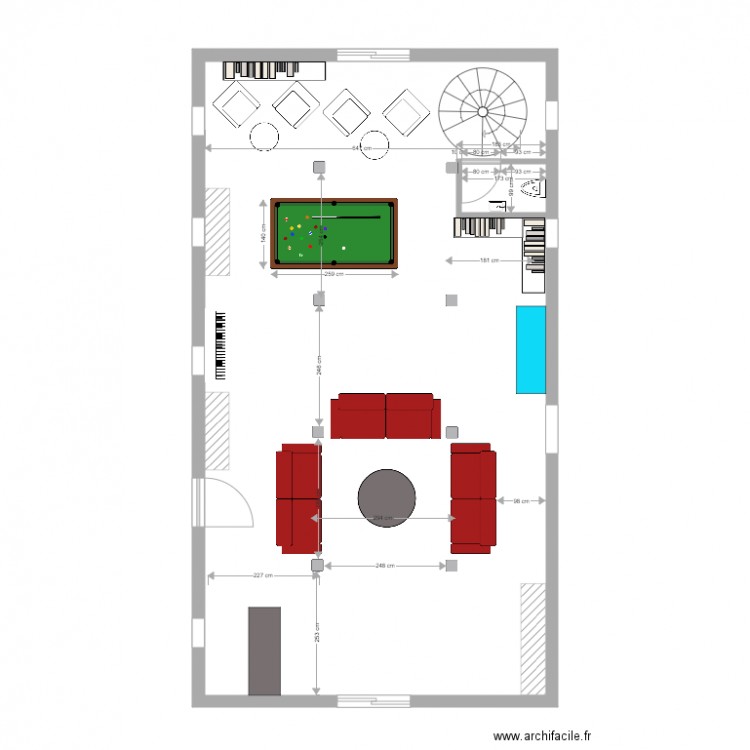 Salon chambre 4avril 2328. Plan de 0 pièce et 0 m2