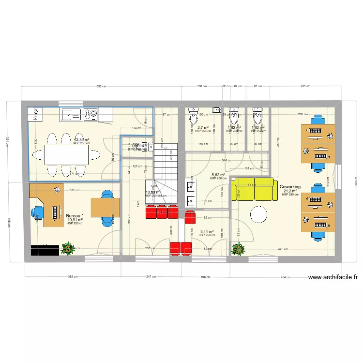Combourg - Projet. Plan de 