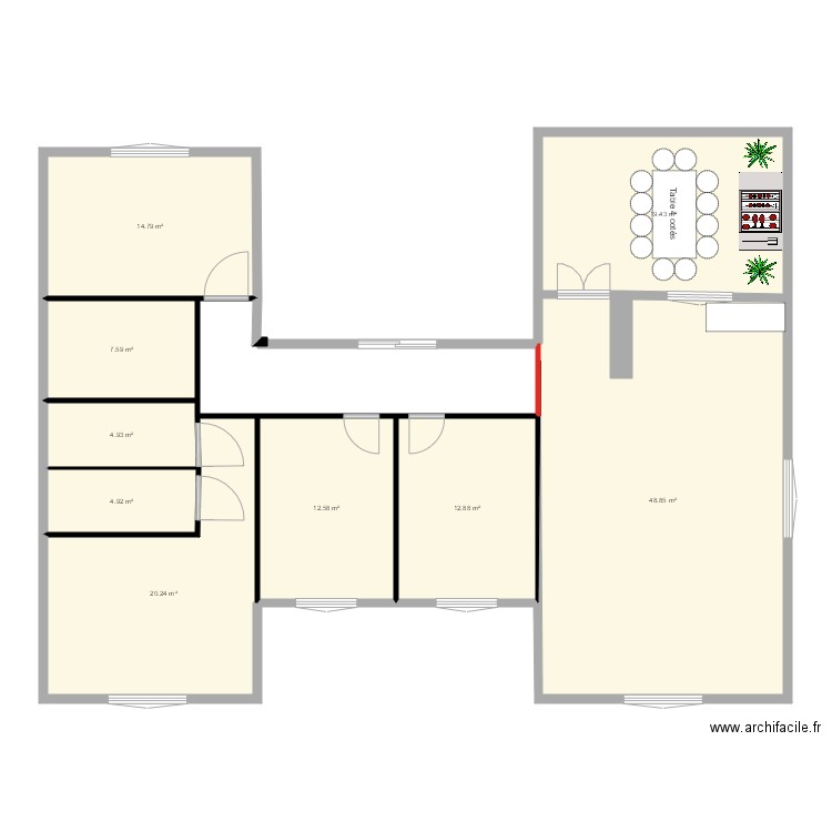 MONCEF LOFT. Plan de 0 pièce et 0 m2