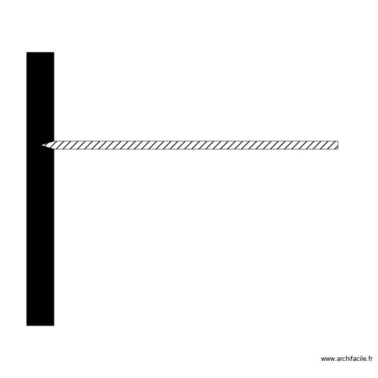 cr&egrave;che Montlaur. Plan de 