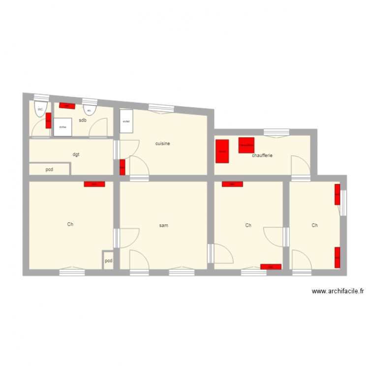 COLAS. Plan de 0 pièce et 0 m2