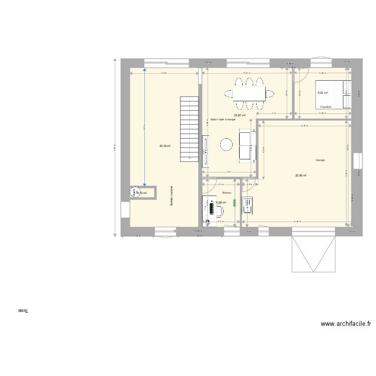 ma maison   mairie. Plan de 14 pièces et 208 m2