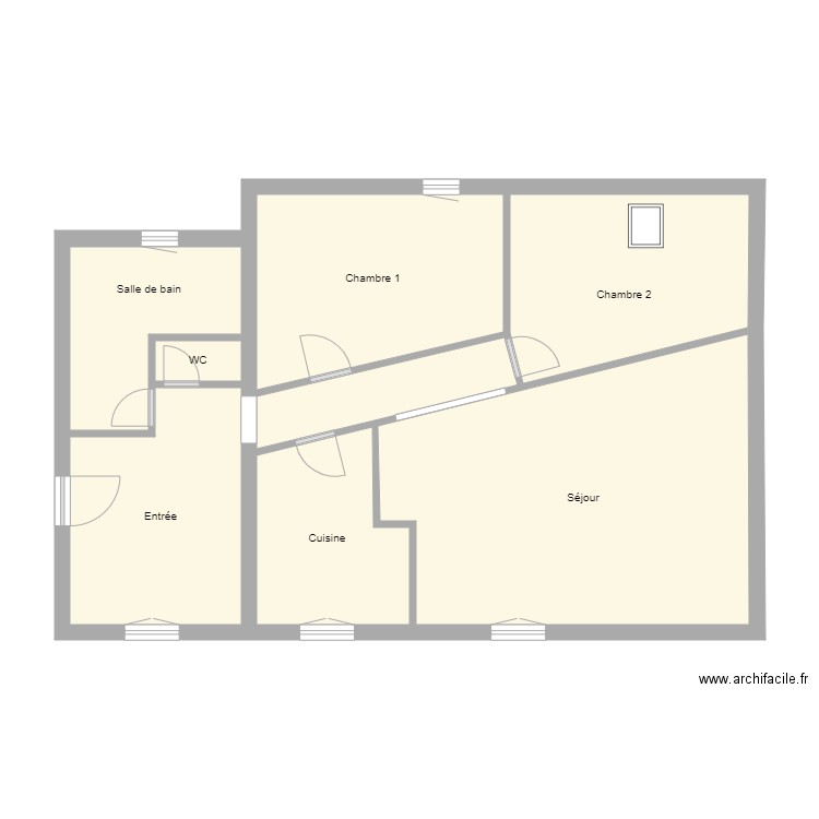 Croquis DEMANGE. Plan de 0 pièce et 0 m2