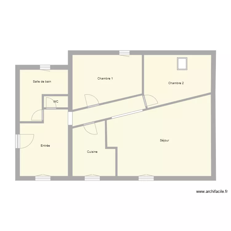 Croquis DEMANGE. Plan de 