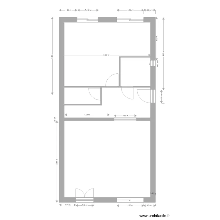 Samuel GROS OEUVRE RDCH 100915. Plan de 