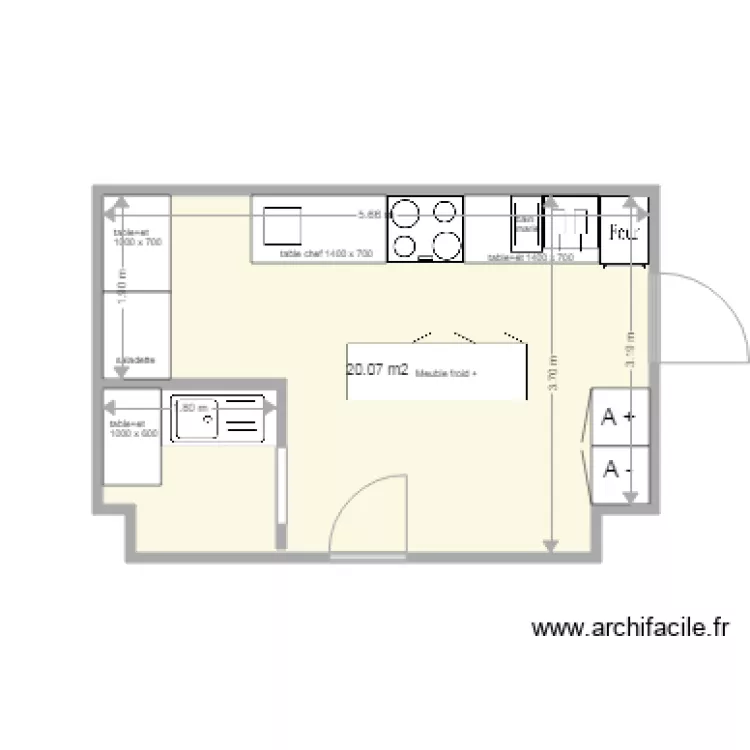 rest vingt 2e. Plan de 