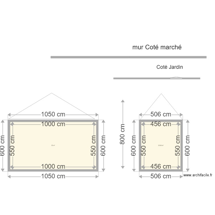 Local Façades v2. Plan de 0 pièce et 0 m2