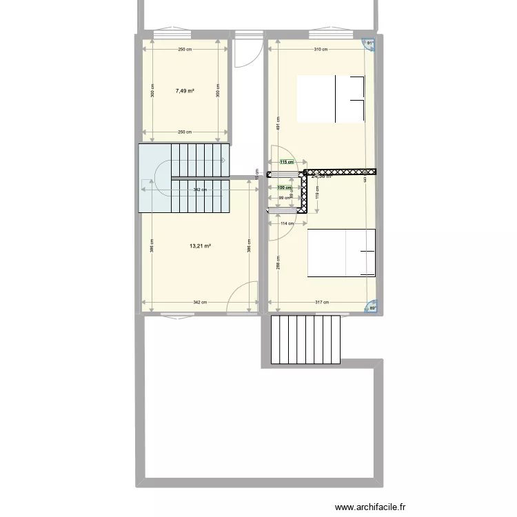 80 AV VERDUN VIERZON. Plan de 