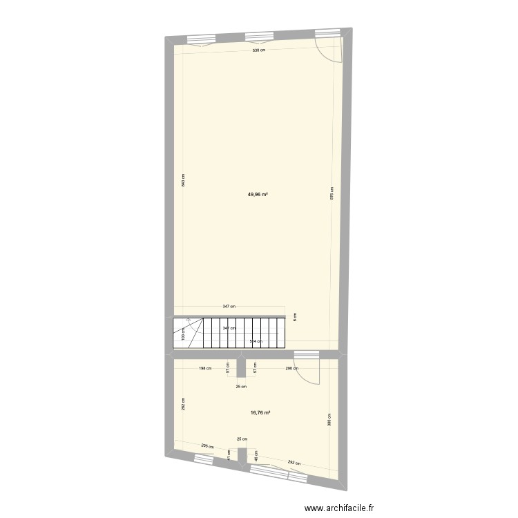 Maison fond de plan. Plan de 4 pièces et 117 m2